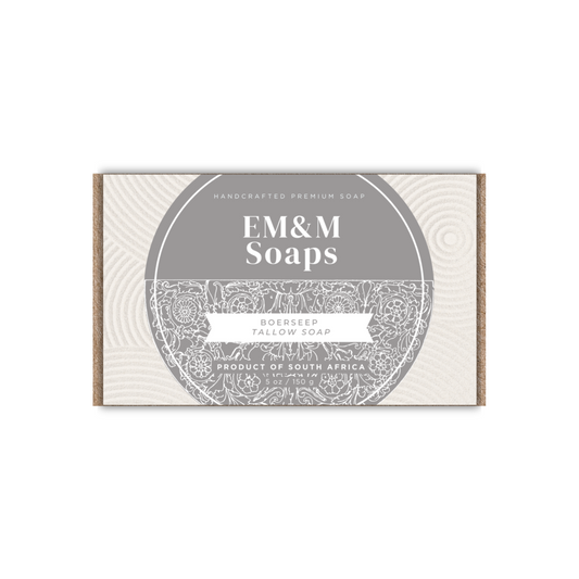 EM&M Soaps - Boerseep Tallow Soap - 150g