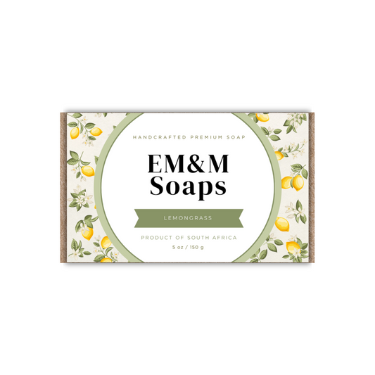 EM&M Soaps - Lemongrass Soap - 150g