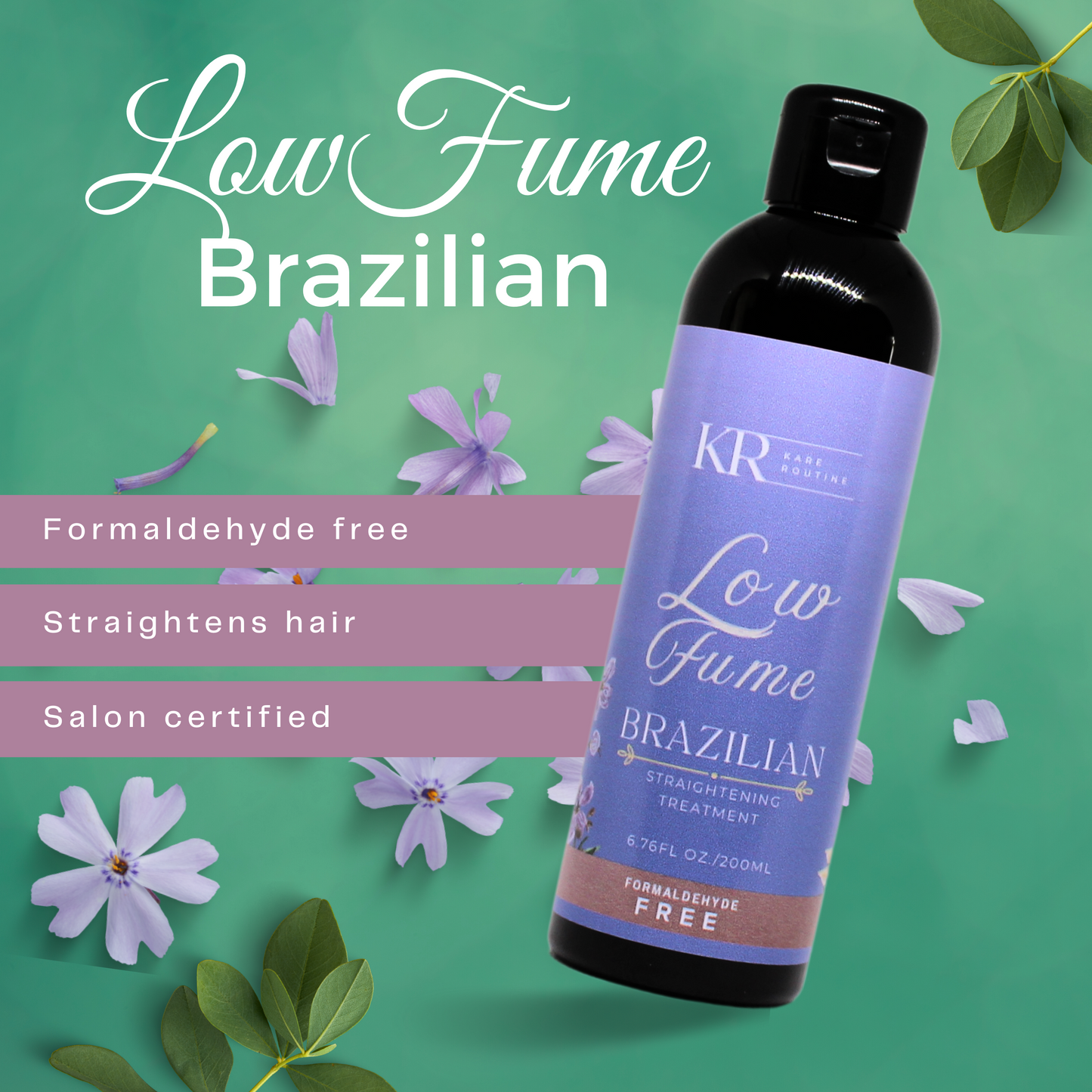 KareRoutine - Low Fume Brazilian Straightening Treatment - 100 ml